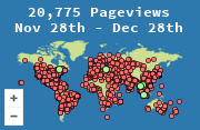 Locations of visitors to this page