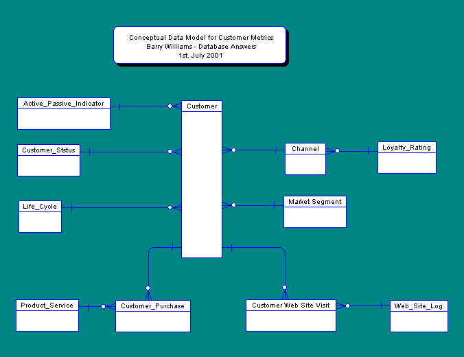 Conceptual Data Model for Customer Metrics